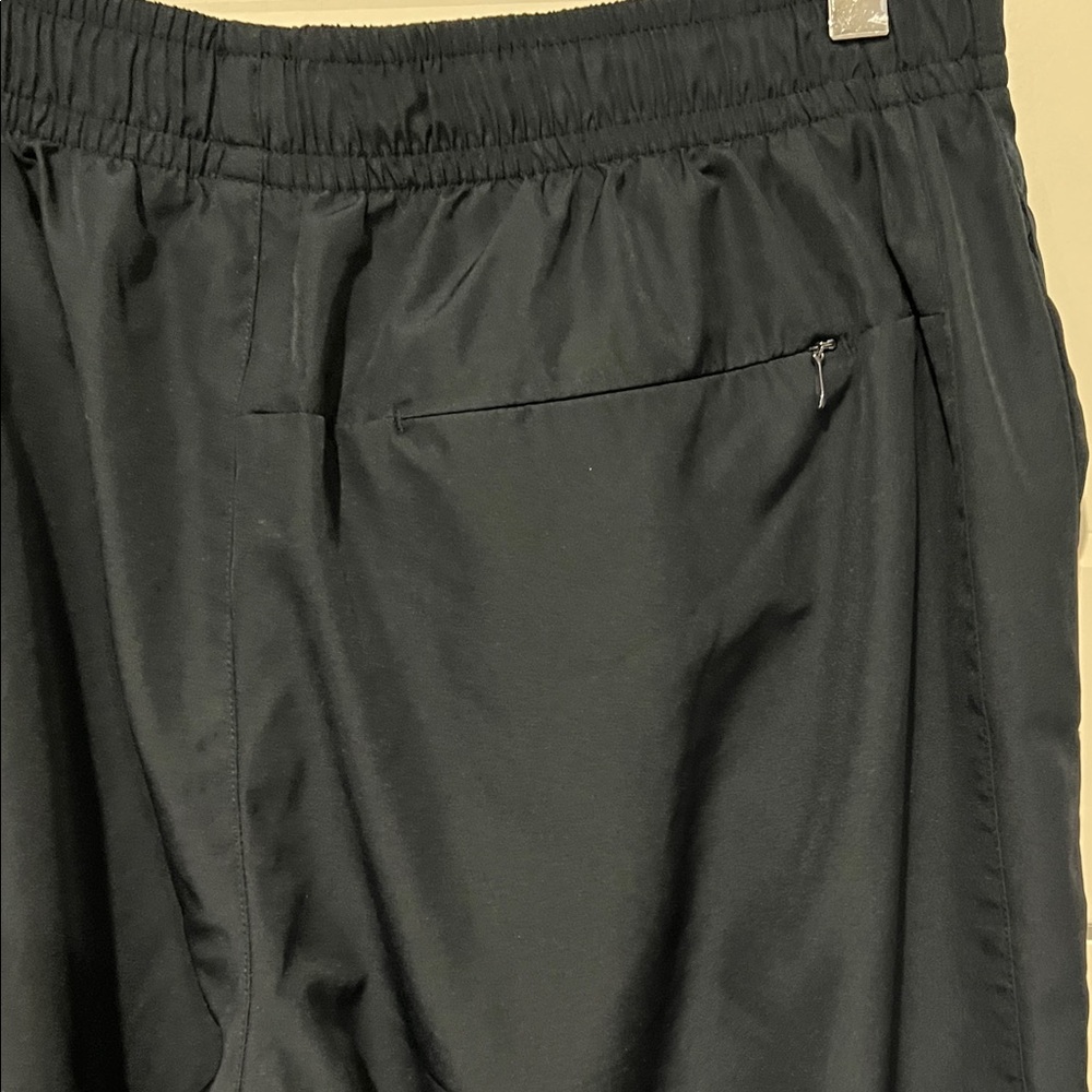 Vintage Nike Black Mesh Lined Zip Ankles Windbreaker Pants Sz  XL - Picture 5 of 10